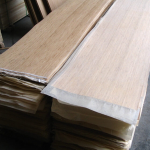 0,6 mm karamellfarbene vertikale Bambusfurnierblätter